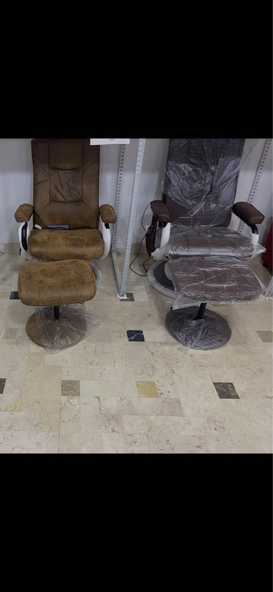 كراسي ركلاينر أوروبية مع مساج وتدفئة - 100 دينار