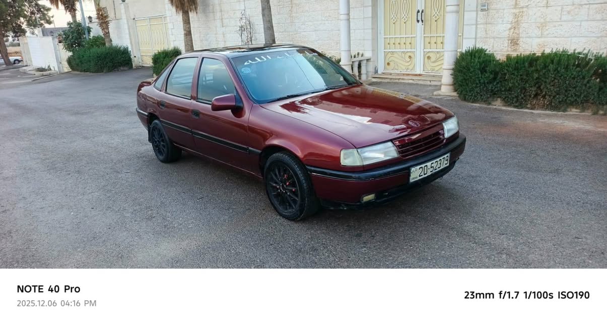 أوبل فيكترا 1991 - محرك 1.8 - ترخيص حتى 2026