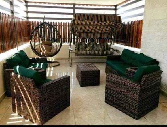 طقم راتان 5 مقاعد للبيع