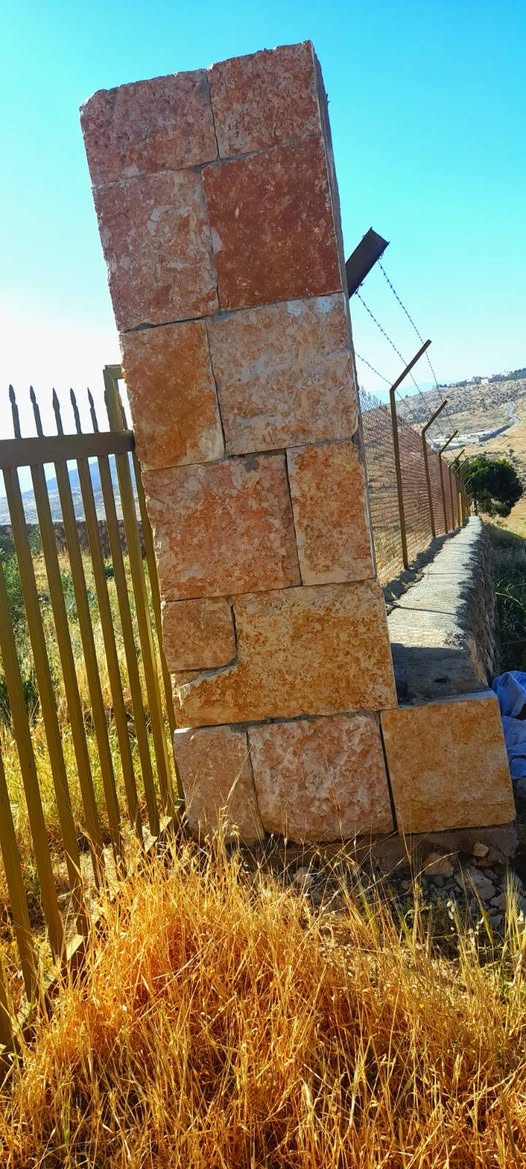 مزرعة فسيحة في منطقة مرصع حوض العين مع أشجار زيتون وبئر ماء